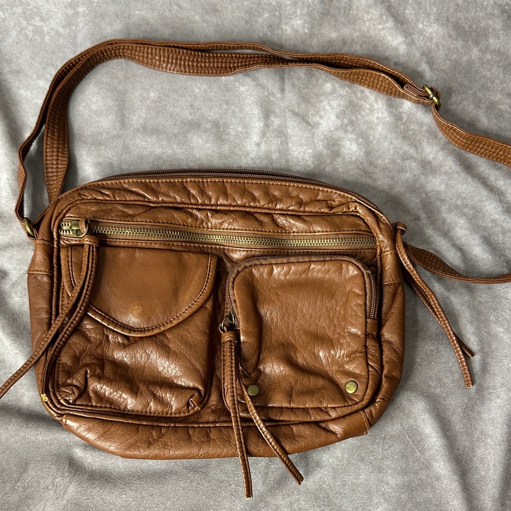 Joe Boxer 2016 Tan Shoulder Crossbody Bag